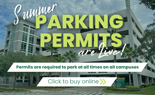 2024 summer parking permits are live! Buy online at parking.usf.edu