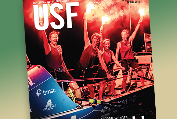 Spring 2024 issue of USF Magazine